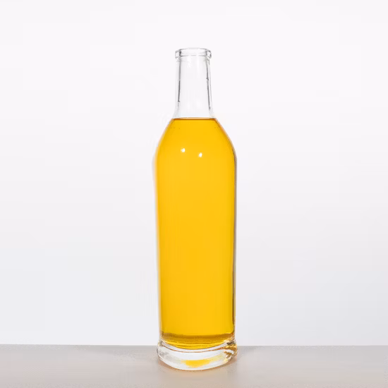 Extra Flint Customized 700ml 750ml Glass Bottle for Rum Tequila Vodka Whiskey Brandy