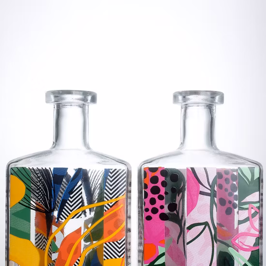 Custom Logo 375ml 500 Ml 750 Ml 75 Cl Whiskey Whisky Vodka Rum Spirits Tequila Brandy Gin Glass Liquor Bottle