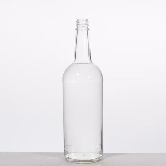 Extra Flint Customized 700ml 750ml Glass Bottle for Rum Tequila Vodka Whiskey Brandy