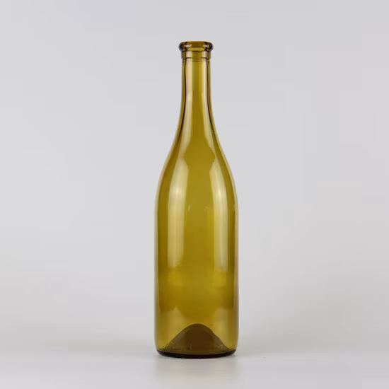 750ml 1L 3L Antique Green Burgundy Bordeaux Glass Wine Bottle