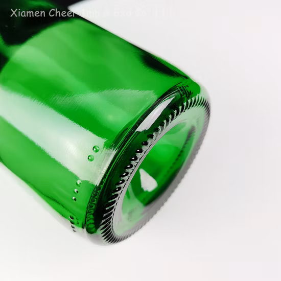 Emerald Green Color 750ml Glass Champagne Bottle